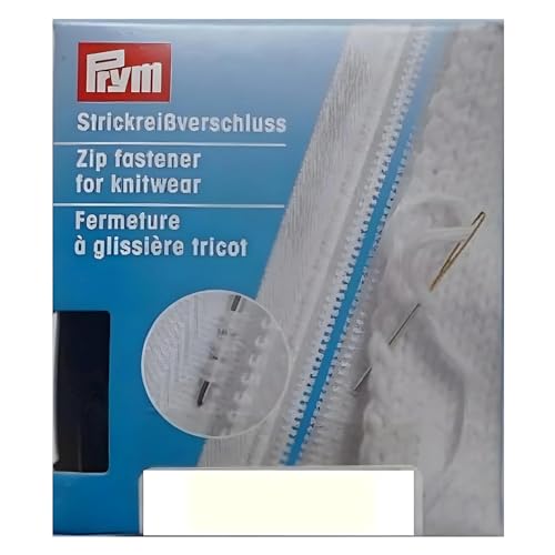 Prym 478.960-089 Divisible Zipper, White, One Size von Prym