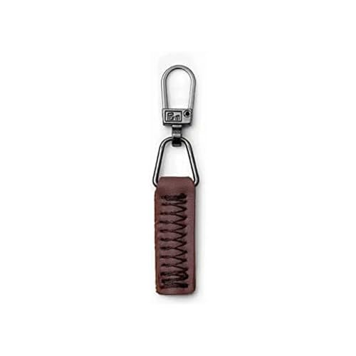 Prym 482377-1 Fashion Zipper Puller Leather Imitation Camel, Metallic, Einheitsgröße von Prym