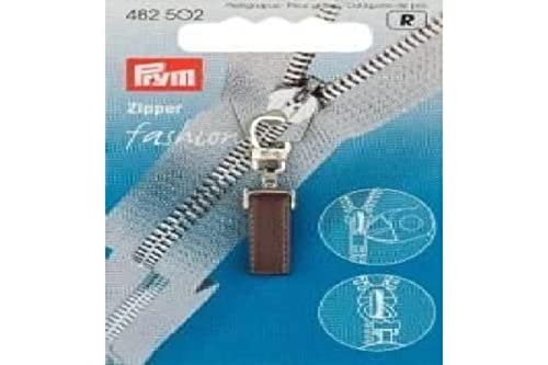 Prym Zipper, Stainless Steel, braun, 2 x 1 x 1 cm von Prym