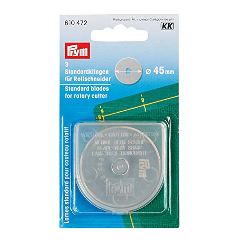 Prym 610472 Ersatzklinge Stahl 4,5 cm, 3 Stk, Silber von Prym