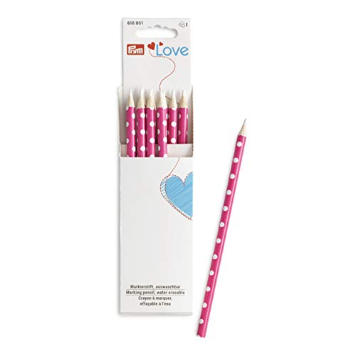 Prym 610851 Love Markierstifte auswaschbar pink Markierungsstift, Rose, Einheitsgröße von Prym