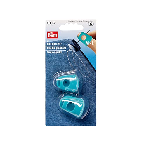 Prym 611102 Nagelgreifer, Silikon, Türkis, Größe M und Größe L, 2 Stück von Prym