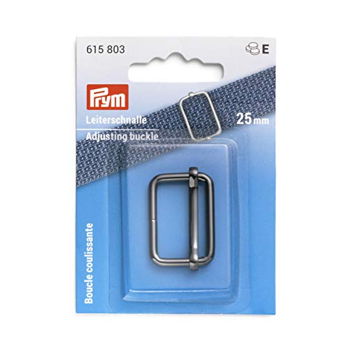 Prym 615803 25 mm Gunmetal Leiterschnalle, Stahl von Prym