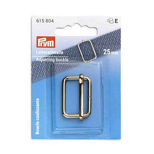 Prym 615804 25 mm New Gold Leiterschnalle, Stahl von Prym