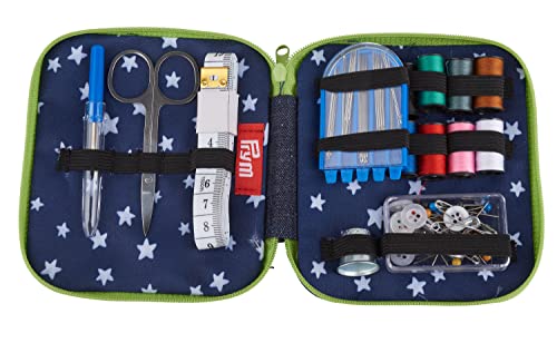 Prym 651.243 651243 Nähset Jeans Reißverschluss grün Denim Case, Edelstahl, Green, Einheitsgröße von Prym