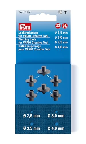 Prym 673137 Lochwerkzeuge für VARIO Creative Tool, 2,5-4,0 mm von Prym