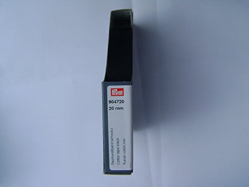 Prym 904720 Baumwollband 20 mm schwarz von Prym