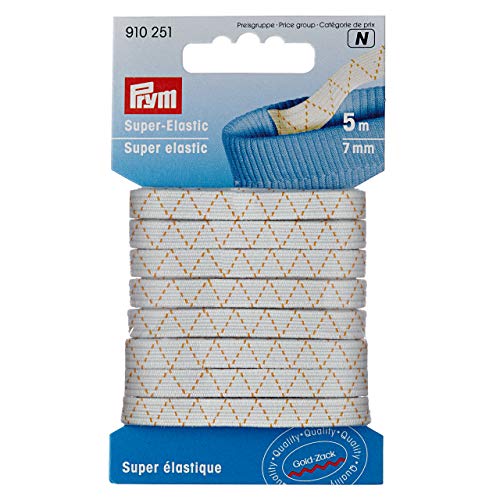 Prym 910251 Super-Elastic 7 mm weiß von Prym