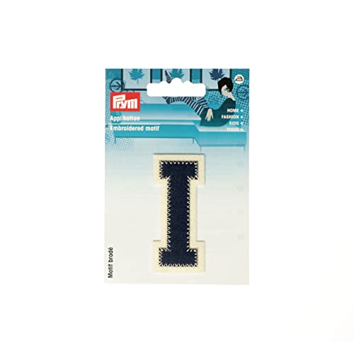 Prym 924508 Applikation Buchstabe I blau/ecru von Prym