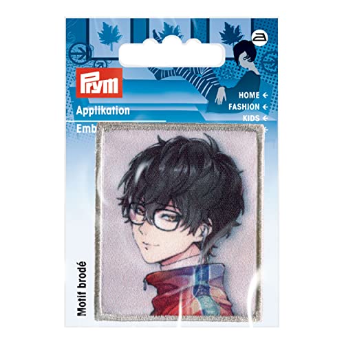 Prym 926085 Applikation K-Pop Label Junge schwarze Haare von Prym