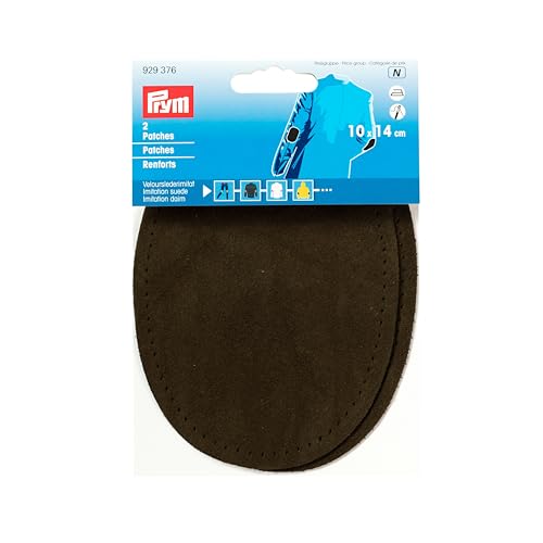 Prym 929376 Patches Velourslederimitat (bügeln) 10 x 14 cm Oliv von Prym