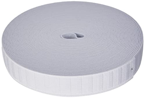 Prym 950250 Elastic-Band querstabil 25 mm weiß, 68Prozent PES 32Prozent ED von Prym