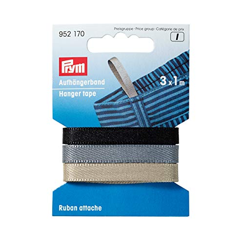 Prym 952170 Aufhängerband beige/grau/schwarz 8 mm von Prym