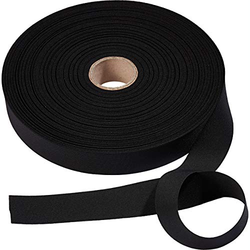 Prym 955170 Elastic-Band kräftig 40 mm schwarz, 72% PES 28% ED von Prym