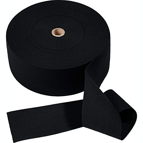 Prym 955636 Elastic-Band weich 100 mm schwarz, 57% PES 43% ED von Prym