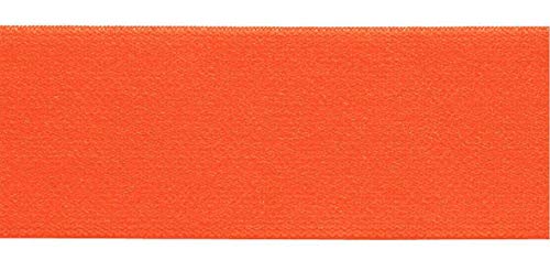 Prym 957401 Elastic-Bund 38 mm orange, 50Prozent PA 35Prozent EL 15Prozent PES von Prym