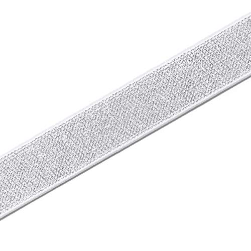 Prym 957464 Elastik Band, Polyester, Weiss/Silber, Einheitsgröße von Prym