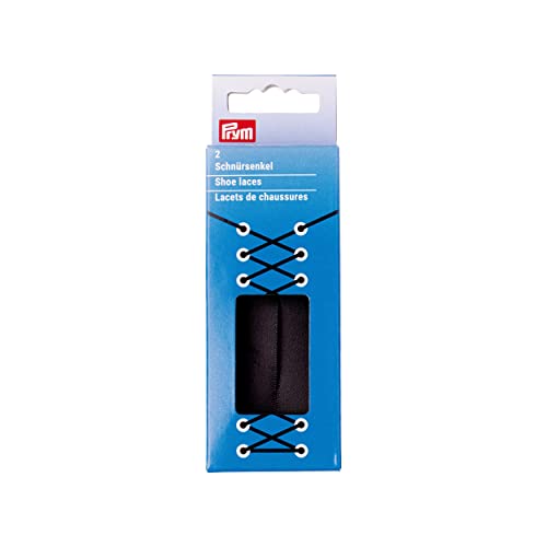 Prym 974781 Satin 15 x 1000 mm schwarz Flachsenkel, Polyester, 15 mm x 100 cm von Prym