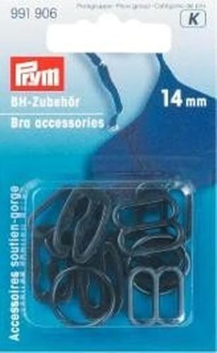 Prym 991.906 Bra Accessories, Kunststoff, Black, One Size von Prym