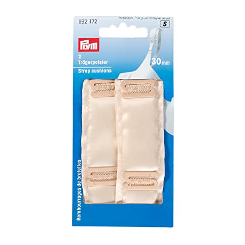 Prym 992172 Träger-Polster 30 mm Haut, Polyester, beige, 2 Stück von Prym