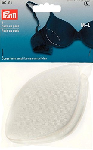 Prym 992314 Push-up Pads M-L weiß, Polyamide, white, One Size von Prym