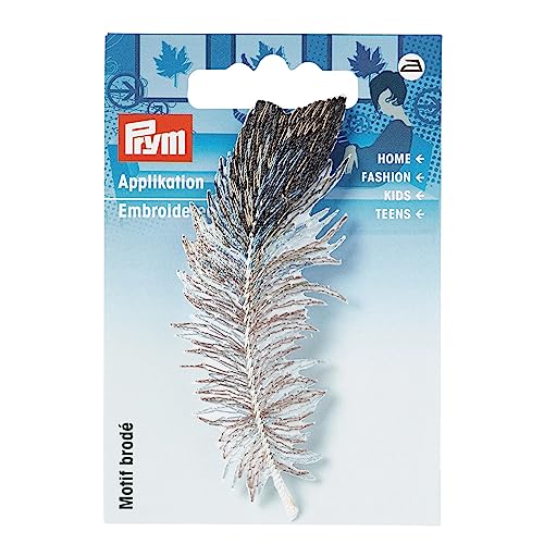 Prym Applikation, grauu, 3 x 8cm von Prym