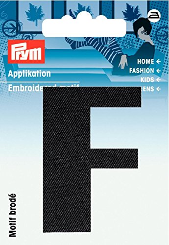 Prym Applikation, schwarz, 3,7 cm x 5,6 cm von Prym