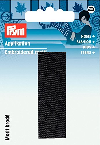 Prym Applikation, schwarz, 9,3x6,4x0,2 cm von Prym