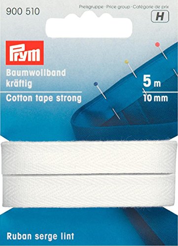 Prym Baumwollband kräftig 30 mm rot, 100% CO von Prym