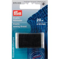 Elastic Nähfaden schwarz 0,5mm 20m von Prym