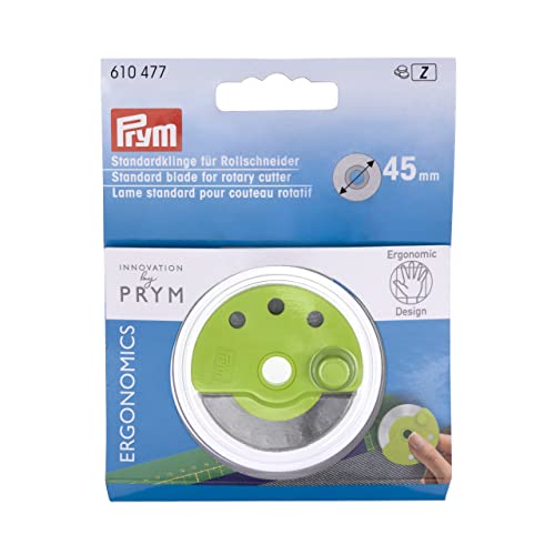 Prym 610.477 610477 Ersatzklinge für Rollschneider Ergonomics 45 mm Spare Blade, Edelstahl, Multi, Einheitsgröße von Prym