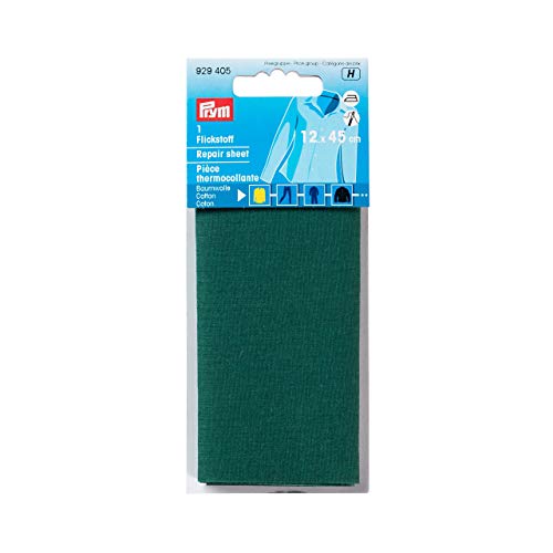 Prym 929405 Flickstoff CO (bügeln) 12 x 45 cm grün von Prym