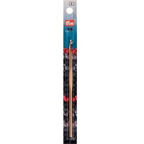 Prym Häkelnadeln ohne Griff ALU 14 cm 4,50 mm silberfarbig Woll-Häkelnadel, Aluminium, 4,5 mm von Prym