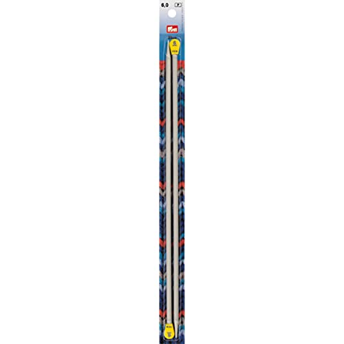 Prym Jackenstricknadeln ALU 35 cm 6,00 mm grau Jackenstricknadel, Aluminium, 6 mm von Prym