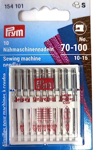 Prym Nähmaschinennadeln, Set (Jersey, Leder, Universal), 70-100 Prym von Prym