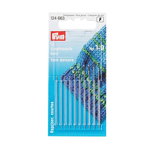 Prym Kurz Stopfnadeln, Legierter Stahl, Silber, Einheits Größe, 10 Prym Kurz Stopfnadeln, Legierter Stahl, Silber, Einheits Größe, 10 von Prym