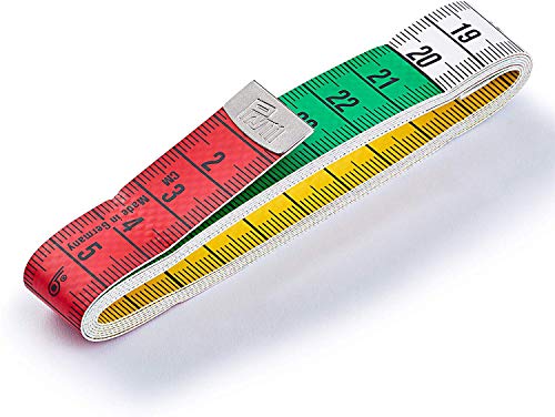 Prym Maßband Color 150 cm/60 inch 282 122, Gelb, Farbige Dezimeter-zonen von Prym