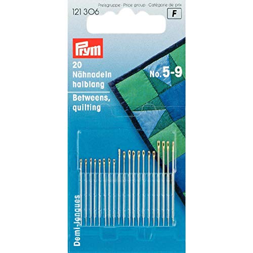 Prym Nähnadeln, halblang, Nr. 5-9, 20 Stück von Prym