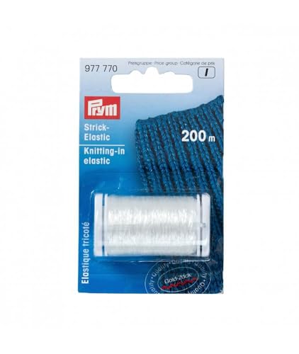 Prym - Prym Knitting-in (200m) Transparentes Elastisches Fadenband - 1 Stück von Prym