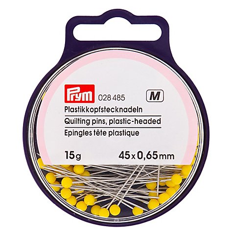 Prym Quiltstecknadeln, Länge: 45 mm, Inhalt: 15 g = ca. 110 Stück von Prym