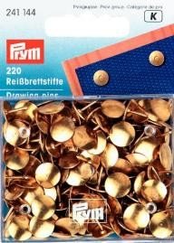 Prym Reißbrettstifte, Weiß, goldfarbig, 220 Stück von Prym