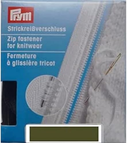 Prym Reißverschluss, Metall, Grün, Einheits Größe von Prym