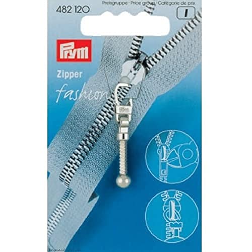 Prym Reißverschluss, Metal, Silber, Eine Grösse von Prym