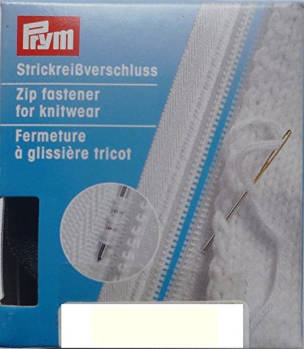 Prym Reißverschluss S 9 teilbar Plastik 65 cm Fb.089 rohweiß zum Anstricken von Prym