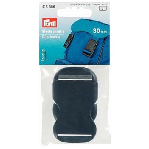 Prym 416356-1 Black Buckle Clip, Kunststoff, 30 mm, schwarz, 1 Stück von Prym