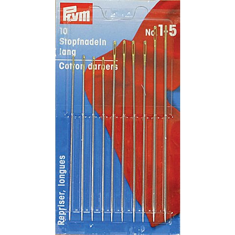 Prym Stopfnadeln, Stärke: 0,8–1,0 mm, Länge: 65–76 mm, Inhalt: 10 Stück von Prym