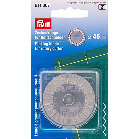 Prym Zackenklinge für Maxi Rollschneider 45 mm Ø, 1 Stück von Prym