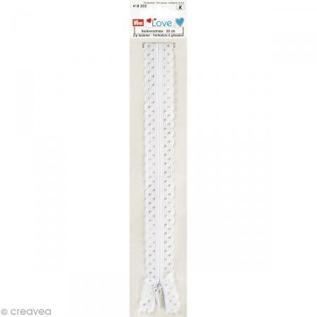 Prym Zipper, White, One Size von Prym