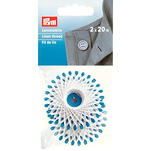 Prym 970841 Leinenzwirn 20 m weiß von Prym