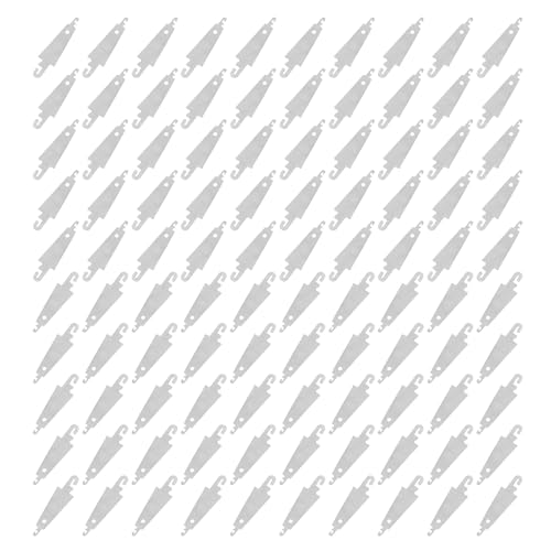 100 Stück Edelstahl-Nadelhaken, Handnähnadel-Einfädler, praktische Nadelschlöcher zum Stricken 100 Stück Edelstahl-Nadelhaken, Handnähnadel-Einfädler, praktische Nadelschlöcher zum Stricken von Psdndeww